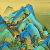 《千里江山》黄绿蓝色系花束 商品缩略图1
