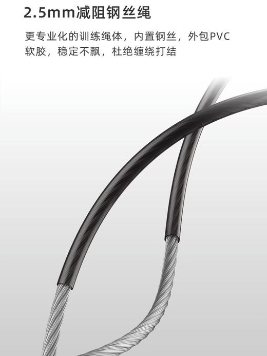 竞速钢丝跳绳 | fed飞尔顿 竞速跳绳 钢丝自锁有绳 专业绳训练 运动中考训练专用男女成人 商品图1