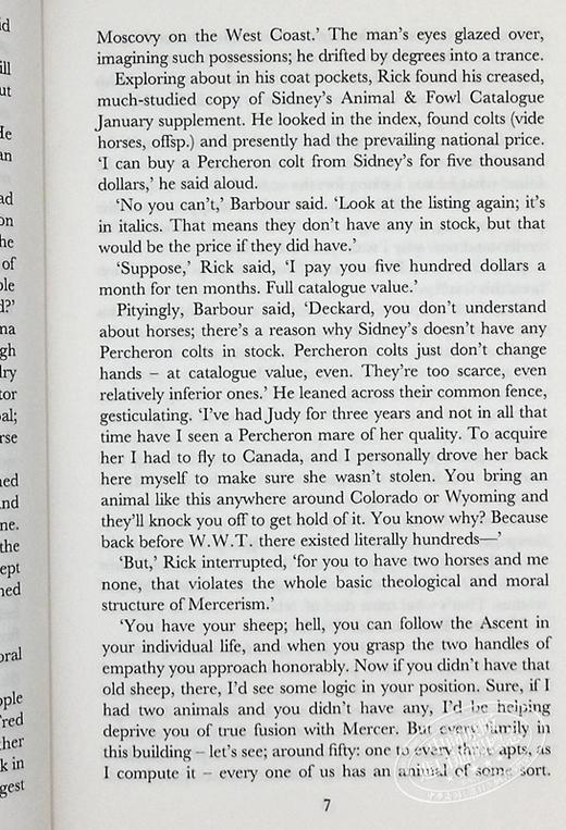 【中商原版】仿生人会梦见电子羊吗 科幻大师佳作系列 Do Androids Dream Of Electric Sheep 英文原版 Philip K Dick 商品图7