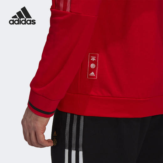adidas 阿迪达斯男款足球训练运动套头长袖圆领卫衣 商品图3