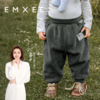 【宝宝服饰】EMXEE嫚熙童装双面摇粒绒裤 商品缩略图0