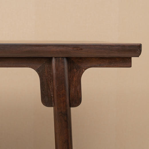 清 红木夹头榫刀牙板大画案 商品图3