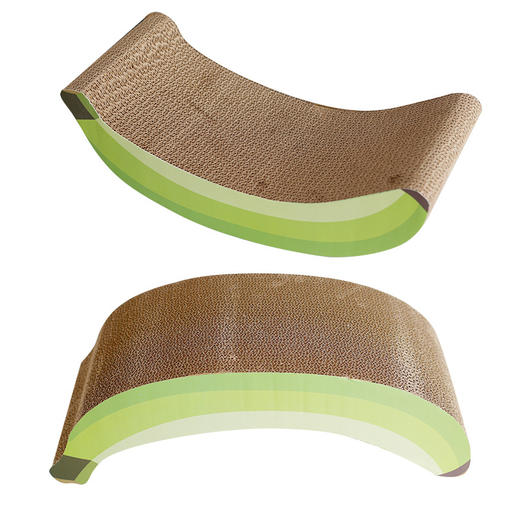 香蕉猫抓板批发沙发瓦楞纸大号猫咪玩具磨爪耐磨猫窝不掉屑猫爪板 商品图4