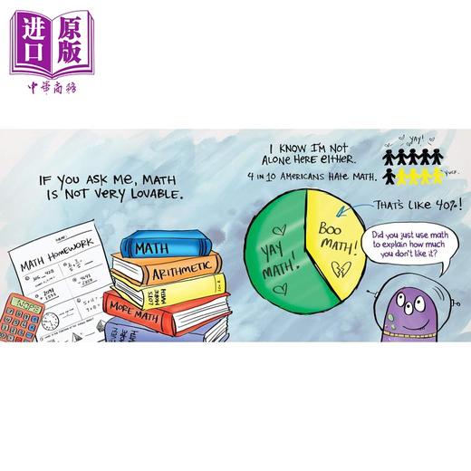 【中商原版】Bethany Barton STEM幽默绘本2册套装 学会垃圾分类 开始爱上数学I'm Trying to Love Math Garbage 英文原版进口图书 商品图3