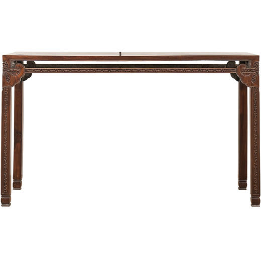 清 红木如意云纹直枨四面平条桌 商品图5