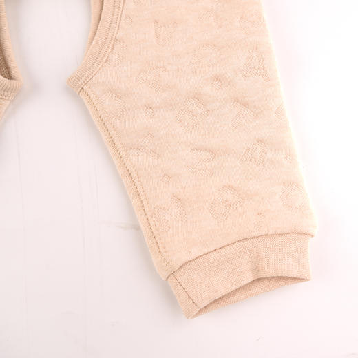 棉果果秋冬季男宝女宝新疆彩棉男童女童空气层长裤M401200619610 商品图2