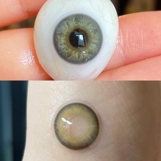 Leenscolor年抛系列缅因虹膜绿美瞳 | 直径14.0着色直径13.3 | 韩国产 商品图0