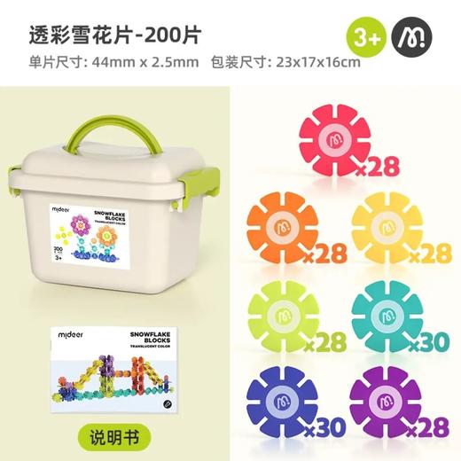 mideer弥鹿MD1212迷你雪花片 商品图2