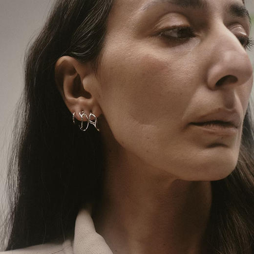 订购10周到｜MARIA BLACK-Atalanta-纯银 耳环（单只）［丹麦设计师］ 商品图2