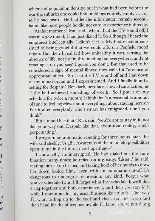 【中商原版】仿生人会梦见电子羊吗 科幻大师佳作系列 Do Androids Dream Of Electric Sheep 英文原版 Philip K Dick 商品图5
