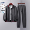 【上衣+裤子】罗蒙春秋款男士休闲套装时尚简约学院风青少年运动套装男 商品缩略图4