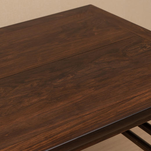 清 红木夹头榫刀牙板大画案 商品图2