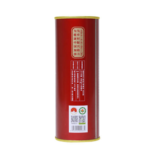 灵犀十八洞村有机冷榨纯茶油500ml马口铁 商品图2