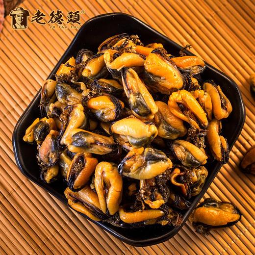 【老德头】淡菜干 海虹干肥贻 青口贻贝 煲汤壳菜 海鲜干货 215g/罐 商品图0