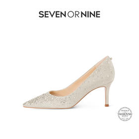 7or9黑标系列-空气棉高跟鞋鸢尾星云