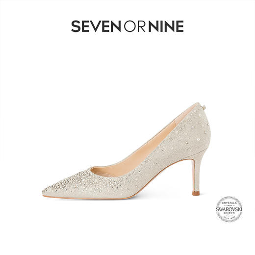 7or9黑标系列-空气棉高跟鞋鸢尾星云 商品图0