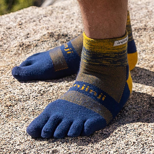INJINJI 五指袜 马拉松 越野跑 耐磨速干户外徒步袜 五趾袜 商品图3