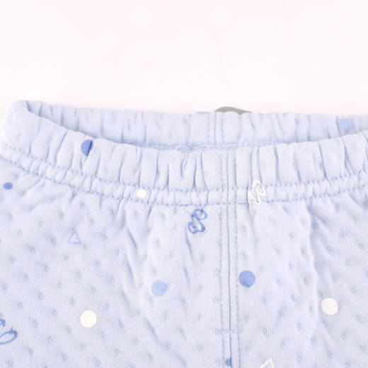 棉果果秋冬季有机棉纱男童女童空气层长裤M401100619758 商品图3