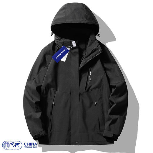 「三合一款！数色可选」NASA山系冲锋衣男春秋潮牌三合一可拆卸防水户外登山服女情侣外套上衣 商品图4