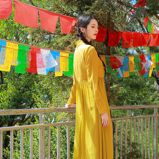 金风玉露长袖连衣裙 | 杨丽萍同款 | 现货加急发 商品图4