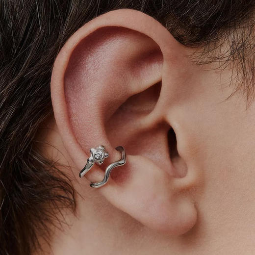 订购10周到｜MARIA BLACK-Meadow-纯银锆石 耳廓夹（单只）［丹麦设计师］ 商品图2