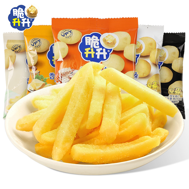 脆升升香脆原切薯条脆生生小包装蜂蜜黄油味儿童解馋小吃休闲零食