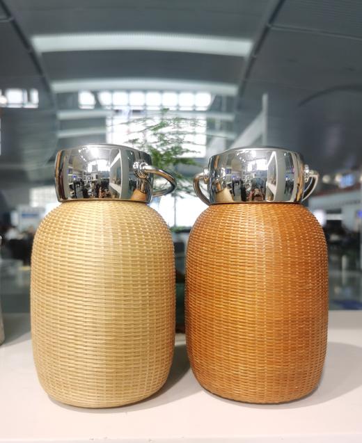 260ml 竹丝手提保温杯°本色&碳化色 商品图1