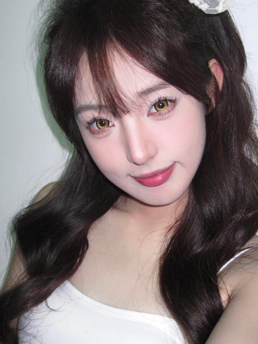 <月抛大直径>Jellydoll-发光体棕-14.5mm【月抛 0-1000度 含525/575】 商品图5