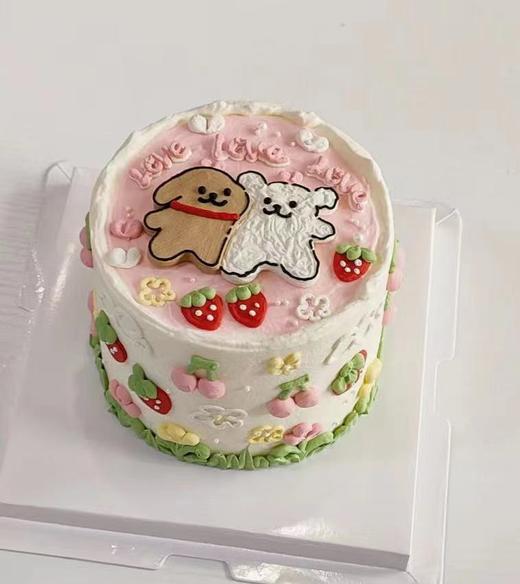 黑巢-永远都是好朋友手绘蛋糕生日蛋糕 商品图1