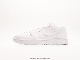 耐克乔丹Air Jordan 1 Low低帮复古休闲运动板鞋553558-112男女鞋