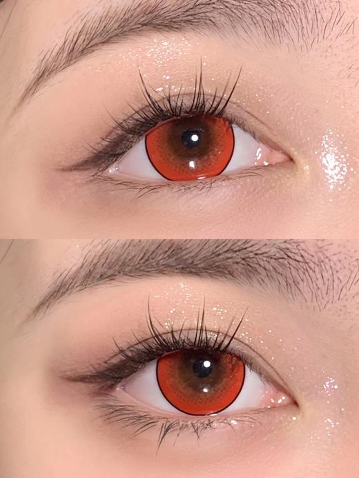 Dgugulens旗下 ·冰糖红｜14.5mm白狮着色待测｜日抛  一盒十片装 商品图2