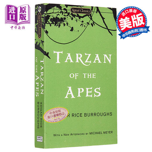 【中商原版】人猿泰山 Signet Classics Tarzan of the Apes 英文原版 埃德加 赖斯 巴勒斯 Edgar Rice Burroughs 商品图0