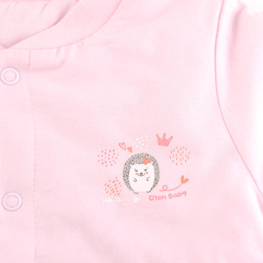 棉果果秋冬季男童女童内衣铺棉对开上衣M401141818608 商品图1