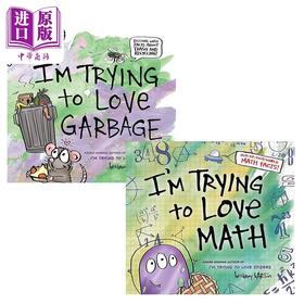【中商原版】Bethany Barton STEM幽默绘本2册套装 学会垃圾分类 开始爱上数学I'm Trying to Love Math Garbage 英文原版进口图书
