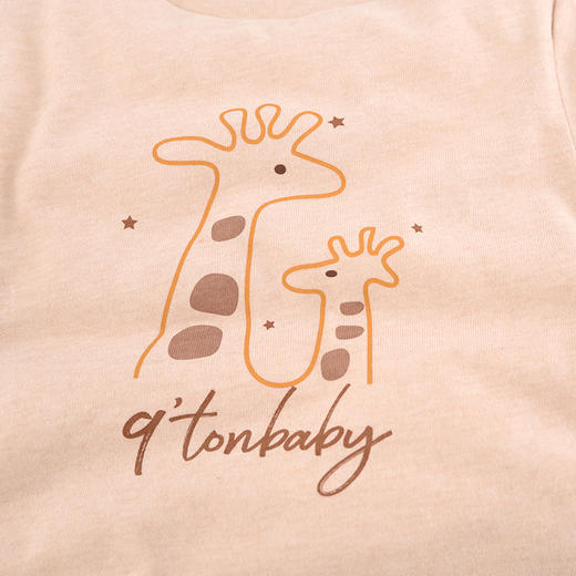 棉果果秋冬季新疆彩棉男童女童夹棉上衣裤子套头套装M401302819613 商品图2