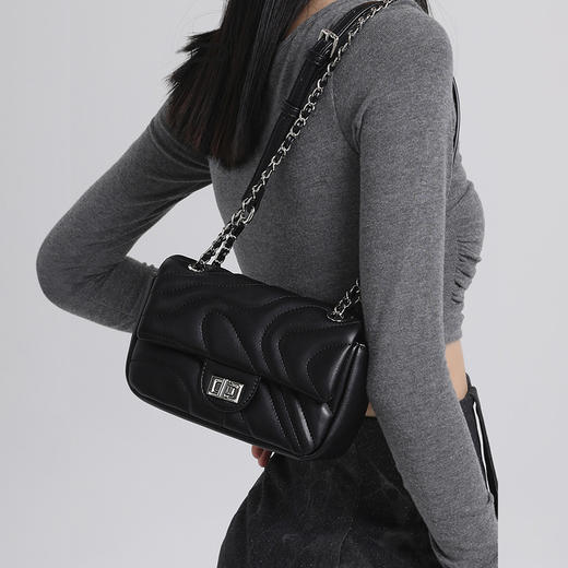 Safiya/索菲娅女2023新款手机小方包单肩包女士斜挎包SF9135034Y 商品图0