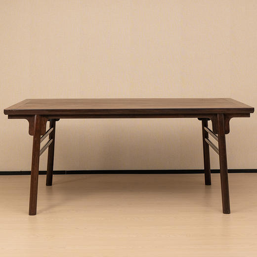 清 红木夹头榫刀牙板大画案 商品图0