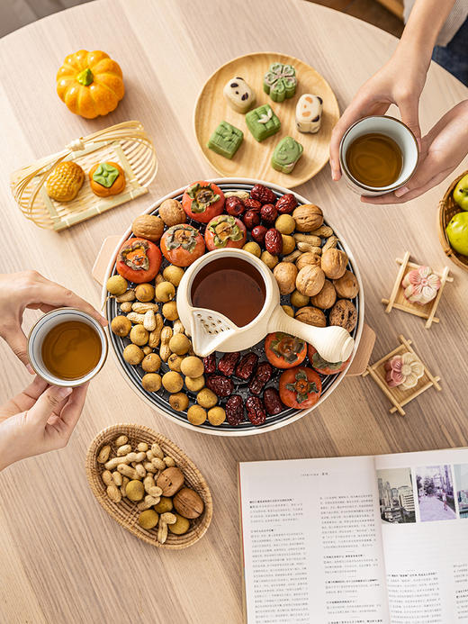 摩登主妇围炉煮茶器具全套家用室内烤火烧烤炉烤茶套装户外煮茶器 商品图4