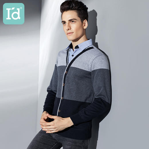 爱帝男士珊瑚绒衬衣领上衣 商品图6