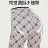 福利款~雀说高腰人鱼微喇叭裤设计感显瘦口袋鲨鱼芭比裤女秋冬加绒黑色休闲裤 商品缩略图3