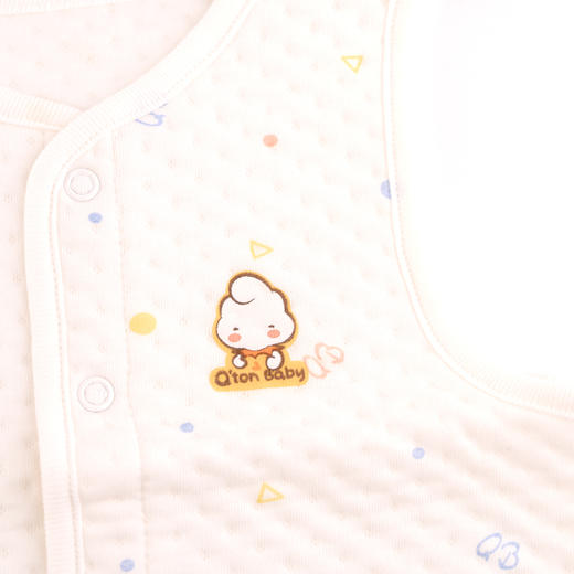 棉果果秋冬季有机棉纱男童女童空气层马夹M401171619633 商品图1