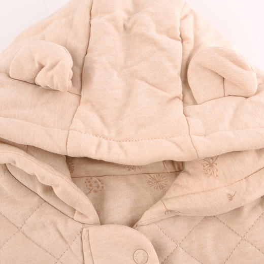 棉果果秋冬季新疆彩棉男童女童连帽夹棉对开哈衣连体衣连身衣M401722819617 商品图1