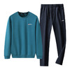 【新款DZP】大依优型大码加绒套装卫衣裤子长袖弹力加肥加大胖子上衣男士T恤肥佬打底男装保暖 商品缩略图2