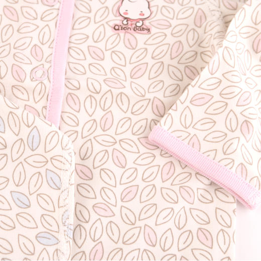 棉果果春秋季有机棉纱内衣对开T恤M101141220041 商品图2