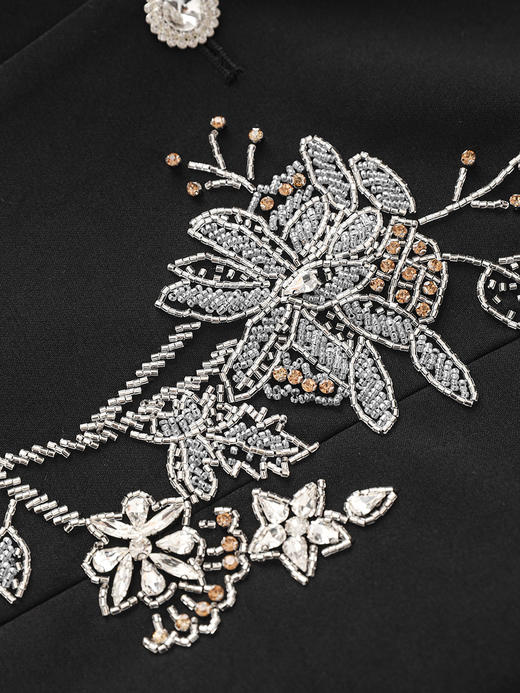 名媛通勤，轻奢重工钉珠西装裙职业连衣裙WLZD-23231402 商品图3