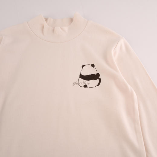 棉果果冬季新品内衣家居暖姜中大童3A抗菌140-160码半高领套头T恤M401140423717 商品图2