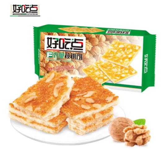 好吃点香脆核桃饼208g【BC】【QC】饼干 商品图0