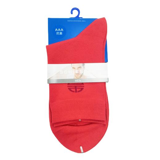 【45S长绒棉3A抗菌】SCHIESSER德国舒雅亲子系列男士鸿运袜，45S长绒棉，AAA抗菌35/22003K 商品图4