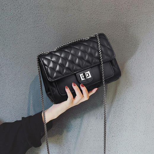 Safiya/索菲娅2023新款手机小方包单肩包女士斜挎包女包SF9136048Y 商品图1