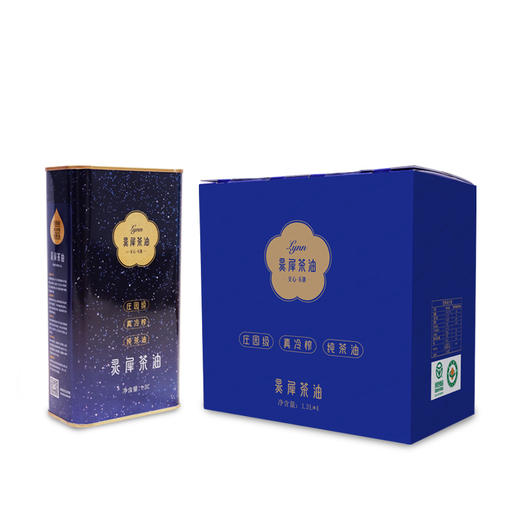 灵犀茶油1.3L*4礼盒装 真冷榨/纯茶油 高端定制/佳节好礼 商品图1